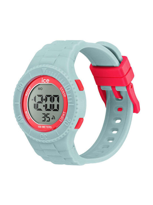 Ice Kids Digital Watch with Rubber/Plastic Strap Gray