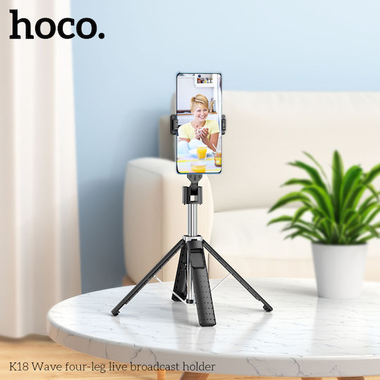 Hoco Selfie Stick with Bluetooth K18 Black