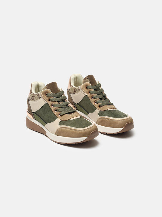 InShoes Damen Sneakers Khaki