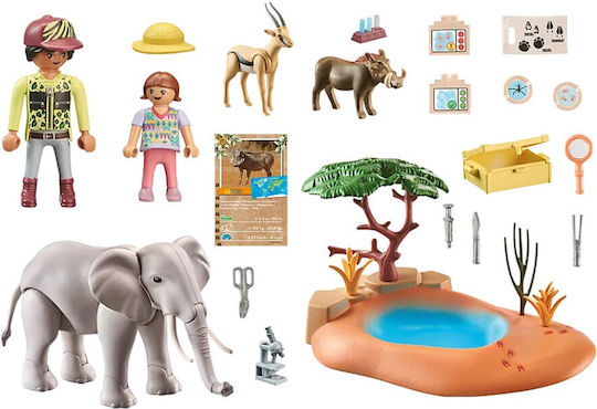 Playmobil Wiltopia Εξερευνητές Και Ελέφαντας για 4-10 ετών