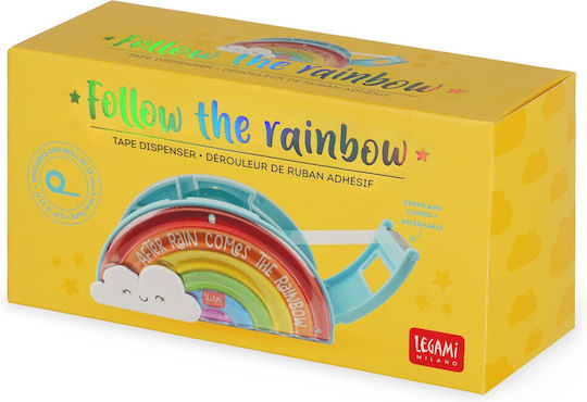 Legami Milano Dispenser without Tape Follow The Rainbow 22mm x 10m 1pcs Multicolour