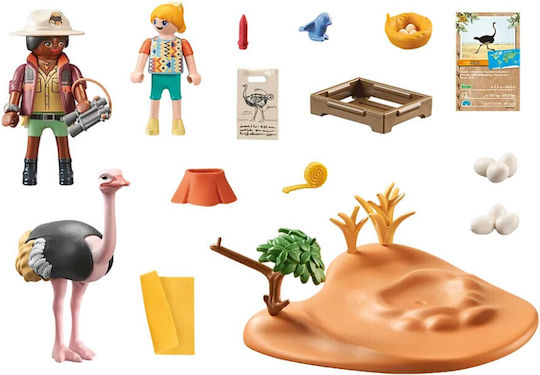 Playmobil Wiltopia Грижа за щрауса за 4-10 години