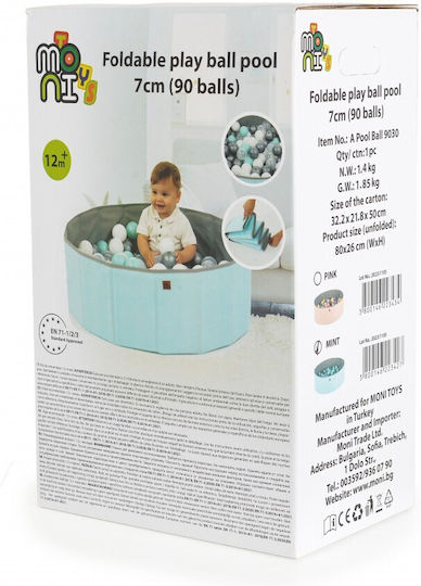 Moni Piscină cu bile 80x26cm. pentru 6+ Luni Verde
