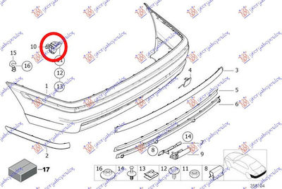 Prasco Βumper Βase Car for BMW Series 3 (E46)