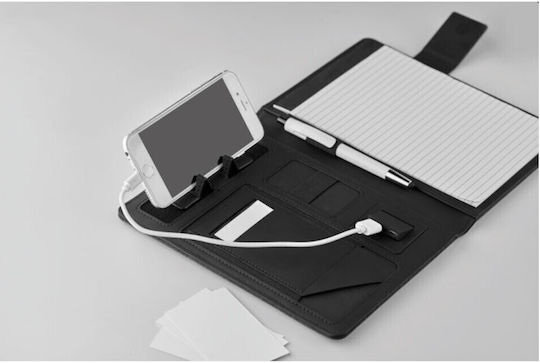 Midocean Notizbuch 20 Blätter A5 Schwarz