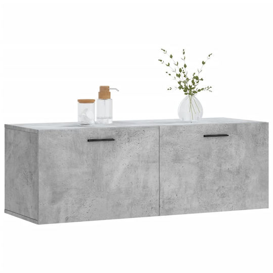 vidaXL Bathroom Cabinet L100xW36.5xH35cm Gray