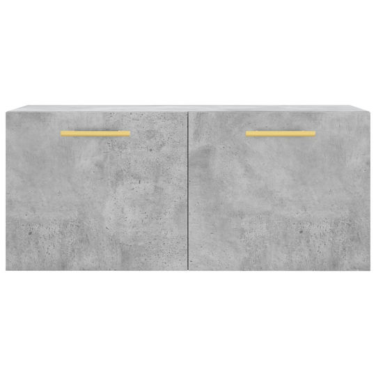 vidaXL Cabinet de baie L80xA36.5xÎ35cm Gri