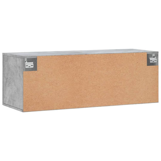 vidaXL Bathroom Cabinet L100xW36.5xH35cm Gray