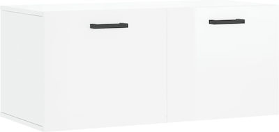 vidaXL Badezimmerschrank B80xT36.5xH35cm Weiß