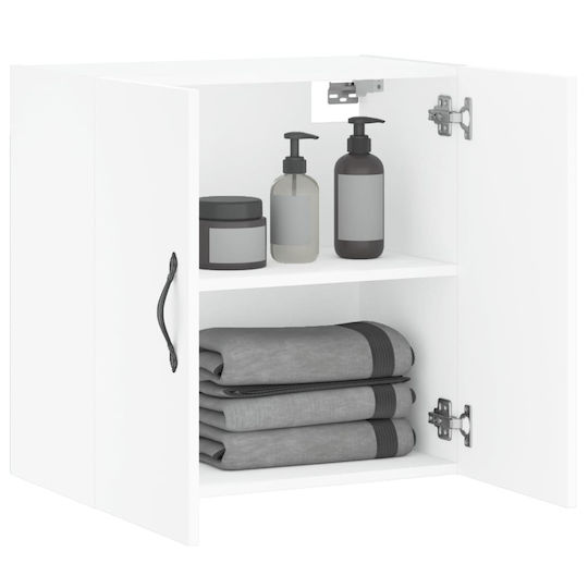 vidaXL Bathroom Cabinet L60xW31xH60cm White