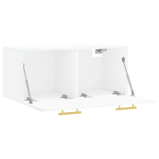 vidaXL Cabinet de baie L80xA36.5xÎ35cm Alb