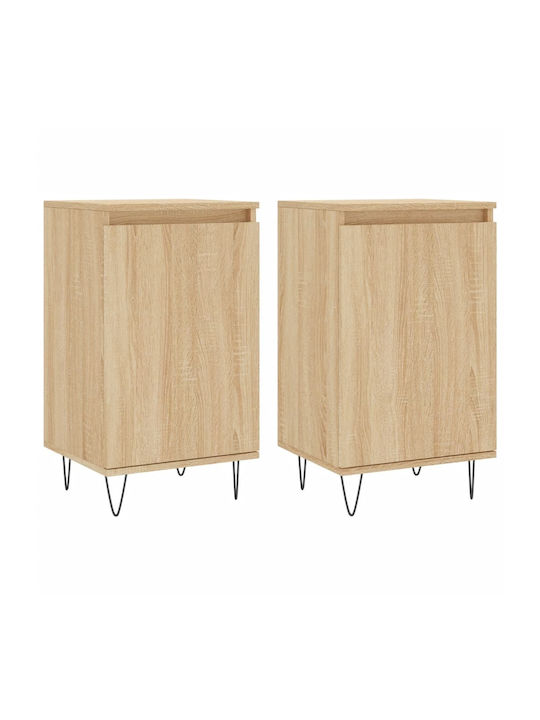 Cabinets Wall Beige 2pcs 40x35x70cm