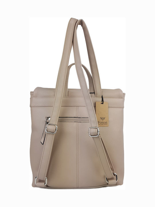 Forest Damen Tasche Rucksack Beige