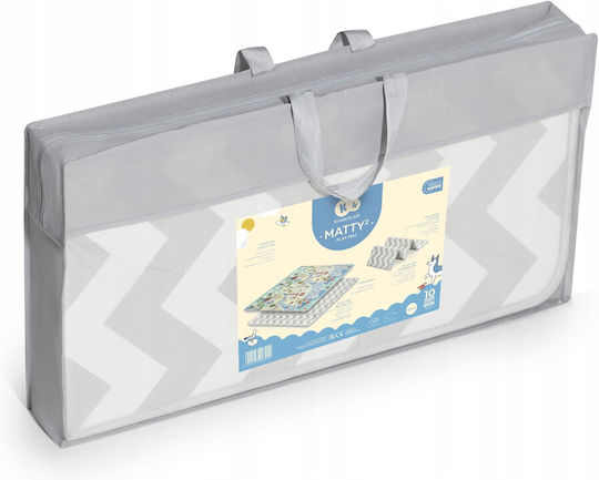 Kinderkraft Matty 2 Χαλάκι Δραστηριοτήτων Γκρι 147x197cm