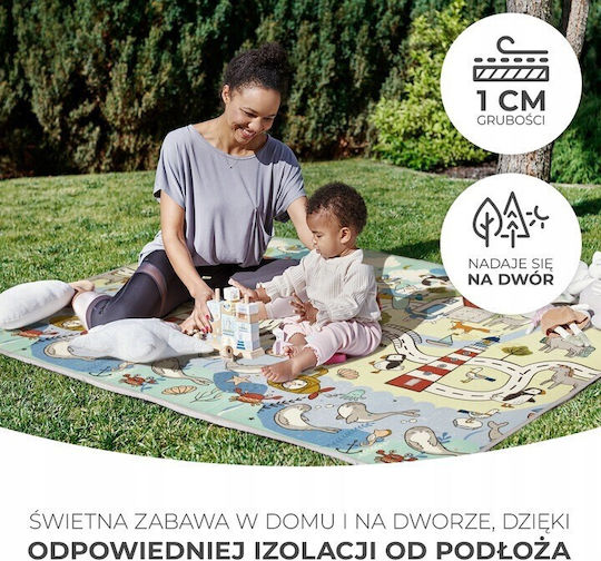 Kinderkraft Matty 2 Χαλάκι Δραστηριοτήτων Γκρι 147x197cm