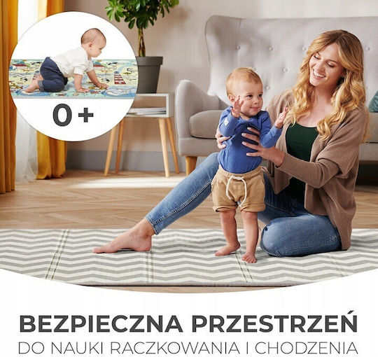 Kinderkraft Matty 2 Χαλάκι Δραστηριοτήτων Γκρι 147x197cm