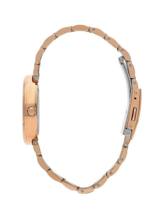 Beverly Hills Polo Club Uhr mit Rose Gold Metallarmband