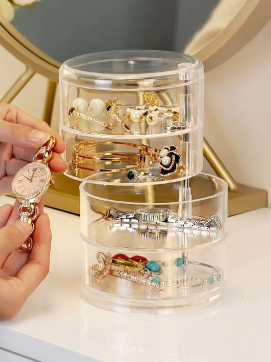 Transparent Jewellery Box 16x11.5cm