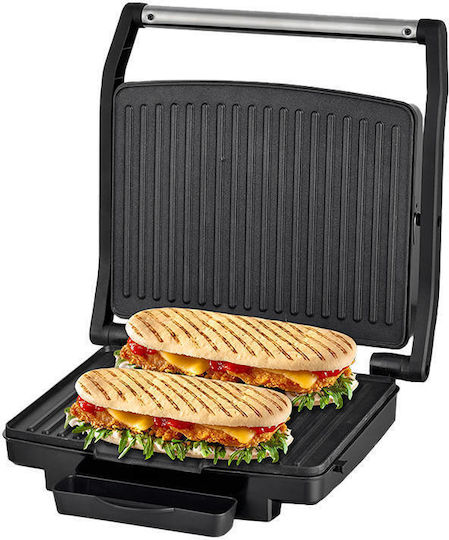Techwood Sandwich Maker pentru 2 Sandvișuri 1800W Inox