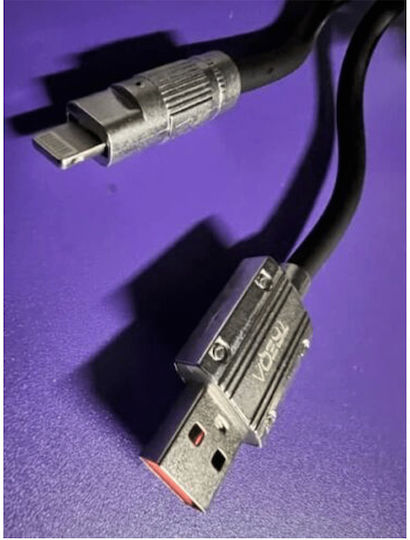 AGC CA-8792 USB-A zu Lightning Kabel Orange 1m (30502141)