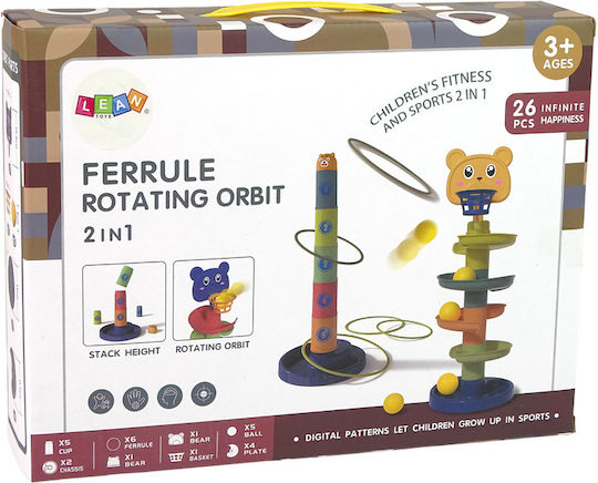 Jucărie pentru Bebeluși Teddy Bear - Educational Tower pentru 36++ Luni