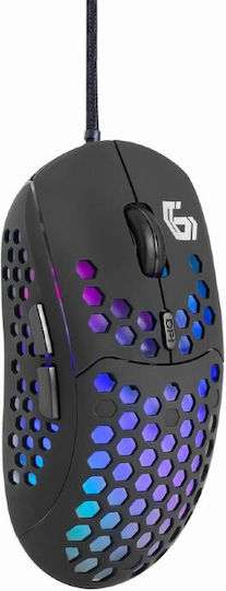 Gembird MUSG-RAGNAR-RX400 RGB Gaming Ποντίκι 7200 DPI Μαύρο