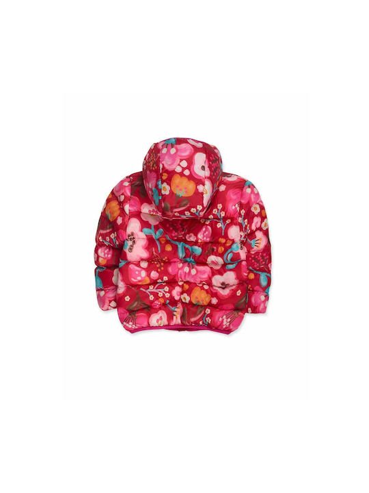 Tuc Tuc Girls Casual Jacket Fuchsia with Ηood