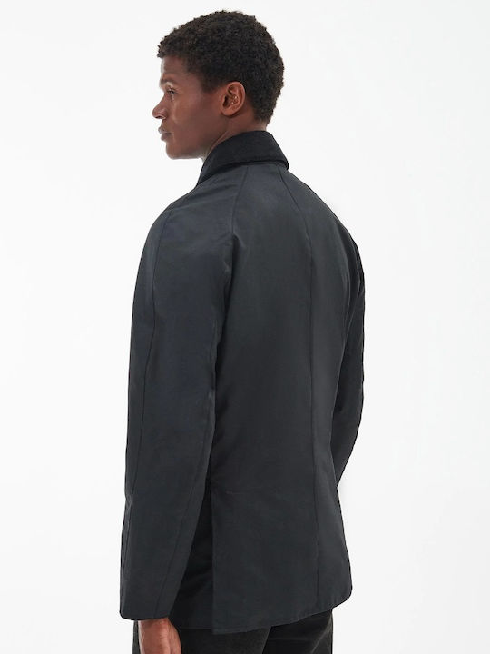 Ashby Wax Winter Jacket Black