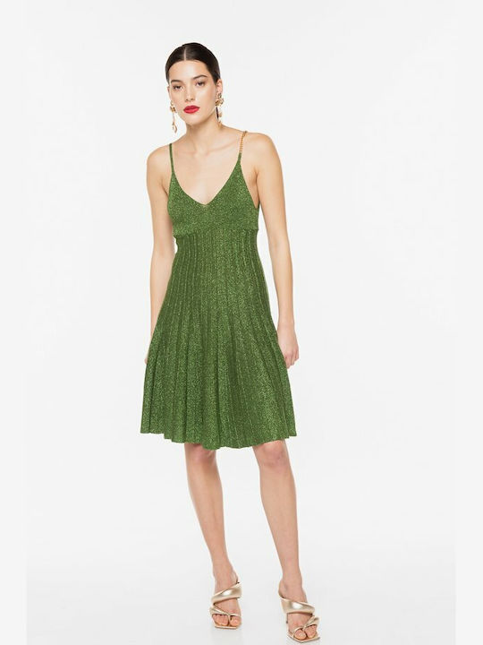 Liu Jo Summer Mini Evening Dress Green