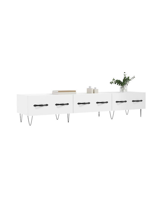 TV Stand White 150x36x30 cm