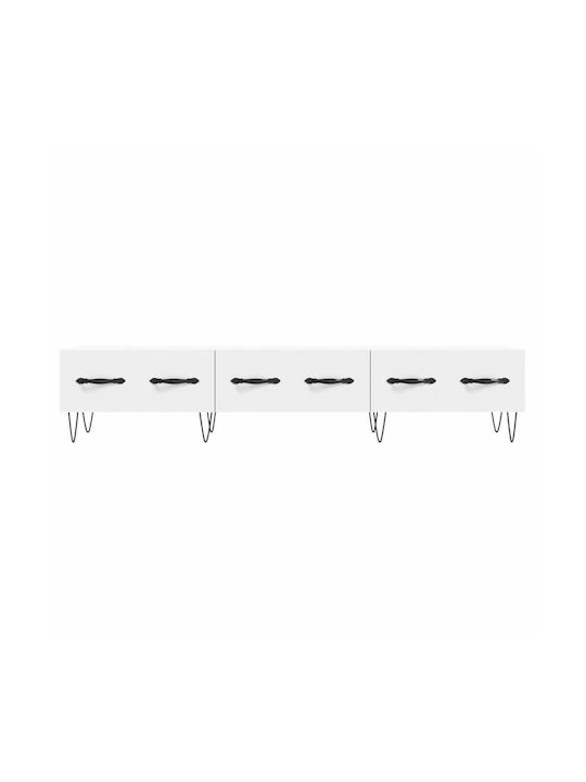 TV Stand White 150x36x30 cm