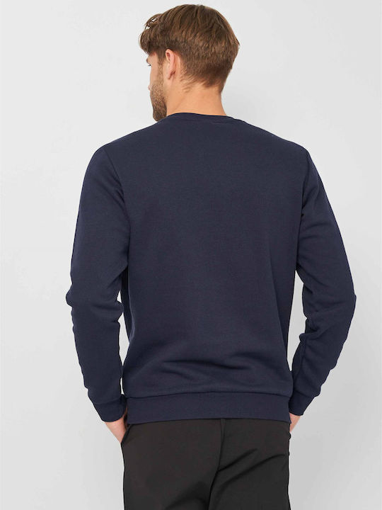 Adidas Men's Sweatshirt with Hood Navy Blue