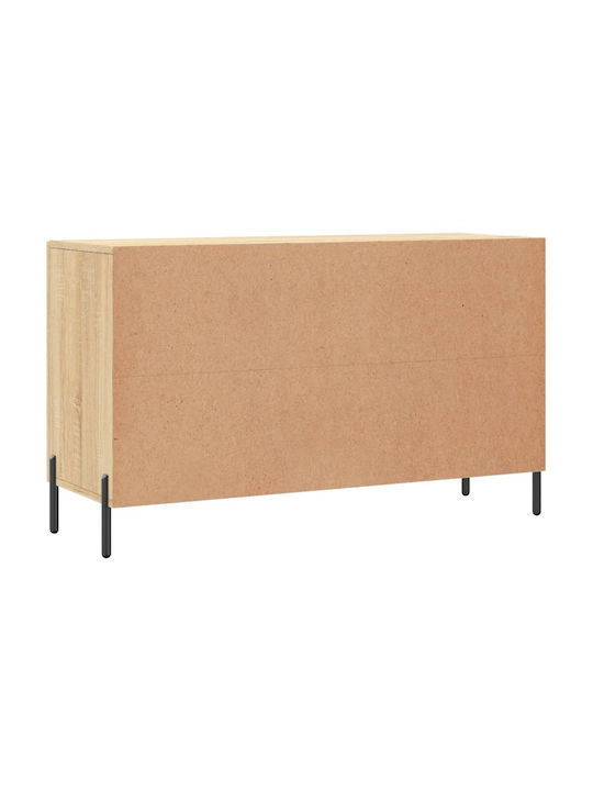 Sideboard Wooden with Drawers Sonoma Oak 100x36x60cm
