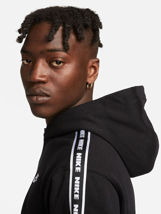 Club Fleece Σετ Φόρμας με Λάστιχο Μαύρο