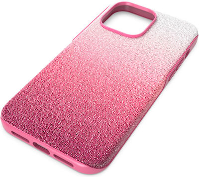 Swarovski High Back Cover Πλαστικό Ροζ (iPhone 14 Pro Max)