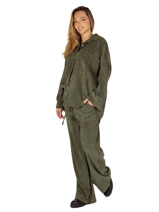 Women's Khaki Set with Pants
