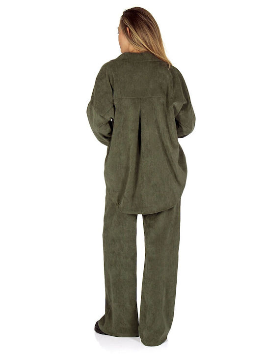 Women's Khaki Set with Pants