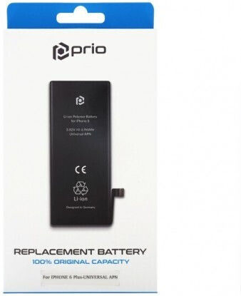 Prio Kompatibler Ersatzakku 2915mAh für iPhone 6s Plus