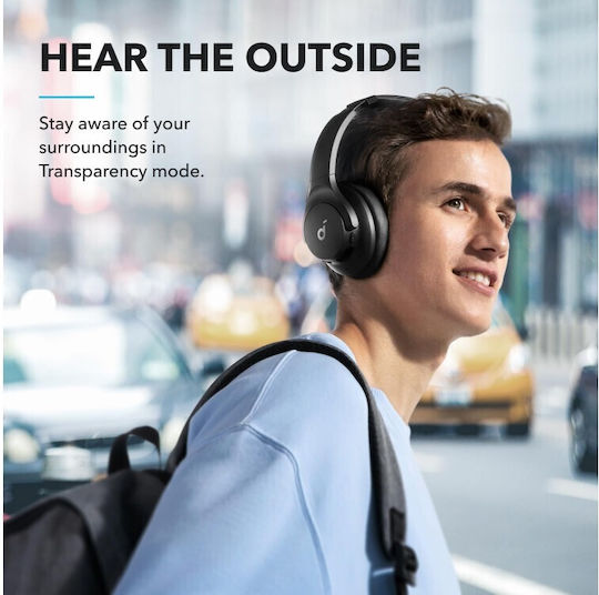 Soundcore by Anker Q20i Wireless / Wired Over Ear Headphones with 40 hours of Operation and Quick Charge Black