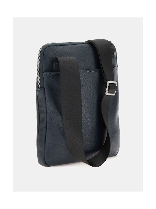 Guess Shoulder / Crossbody Bag with Zipper Blue