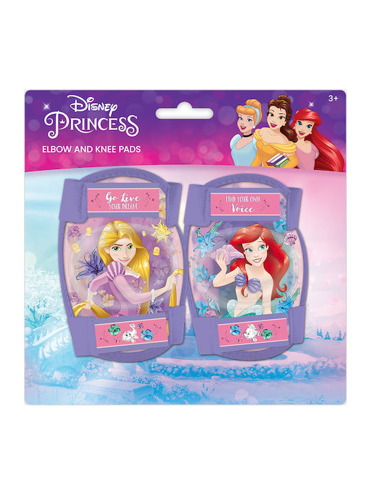 Seven Disney Princess 2 Παιδικό Σετ Προστατευτικών Μωβ