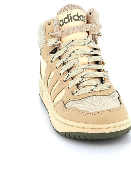 Hoops Mid 3.0 Παιδικά Sneakers High Μπεζ