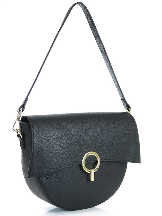 Passaggio Leather Women's Leather Shoulder Bag Black