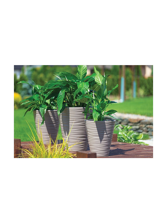Form Plastic Dunes Slim Γλάστρα Πλαστική Anthracite 39.5x39.5x79.5εκ.