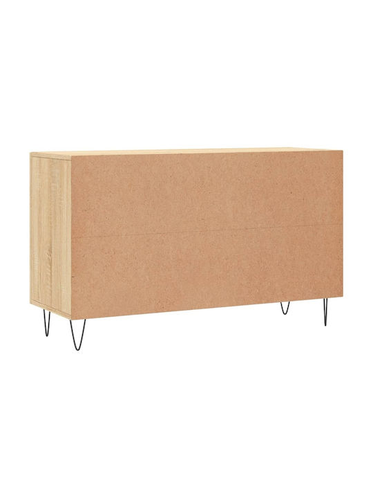 Sideboard Wooden with Drawers Sonoma Oak 100x36x60cm