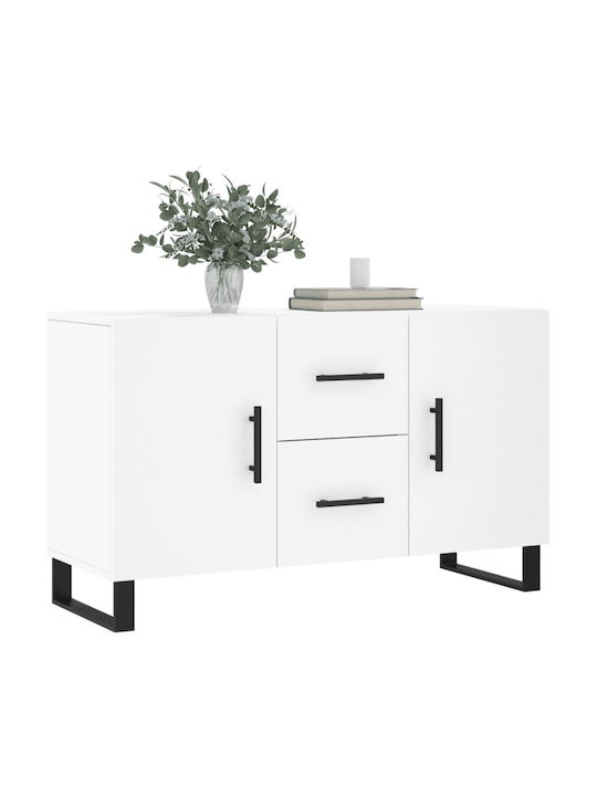 Bufet cu Sertare Alb 100x36x60cm