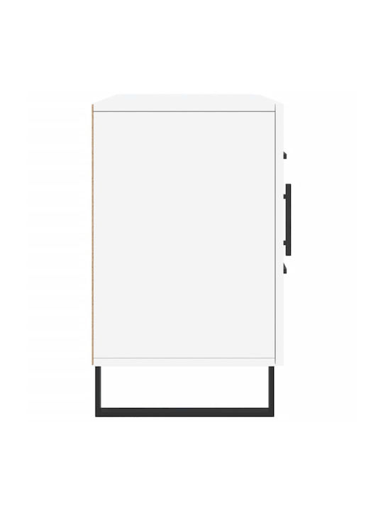 Bufet cu Sertare Alb 100x36x60cm