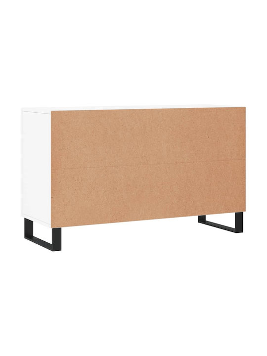 Bufet cu Sertare Alb 100x36x60cm