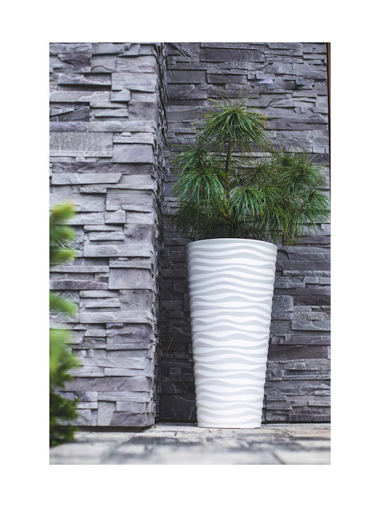 Form Plastic Sahara Dunes Slim Blumentopf Kunststoff