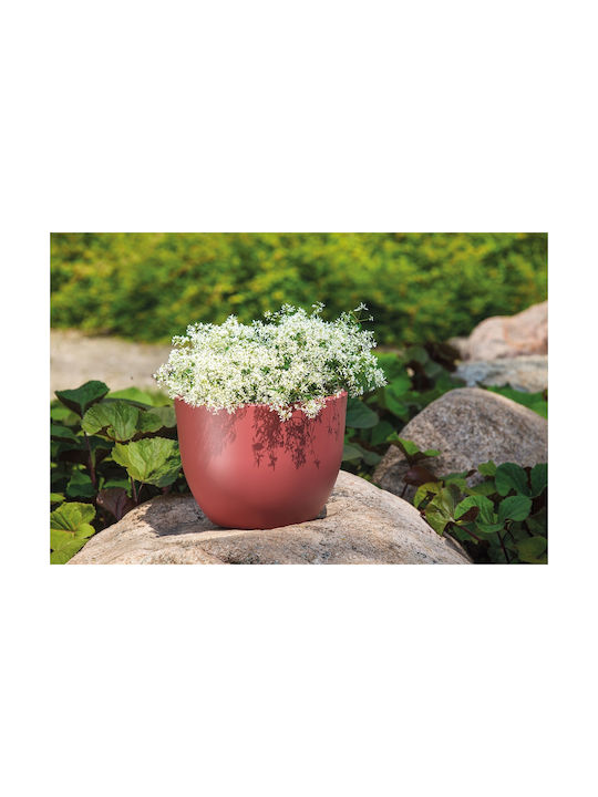 Form Plastic Muna Γλάστρα Πλαστική White+Concrete 39.5x39.5x29.5εκ.